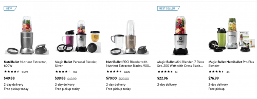 沃尔玛网站页面