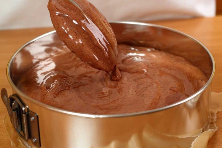 Pouring cake mix into baking tin, Are Springform Pans Supposed to Leak?