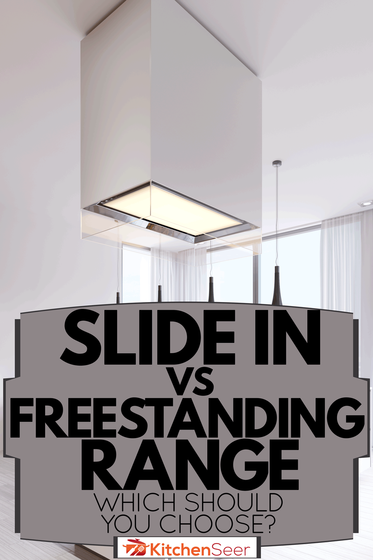 华丽的极简主义主题与一个木制的早餐酒吧悬挂灯，一个独立的厨房炉灶，和一个带烤箱的木制镶板厨房橱柜，滑动与独立炉灶-你应该选择哪一个?雷电竞官网网址