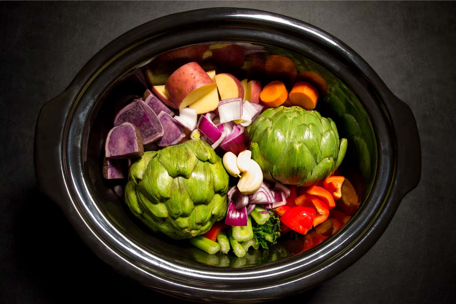 不同种类的大黑碗土豆