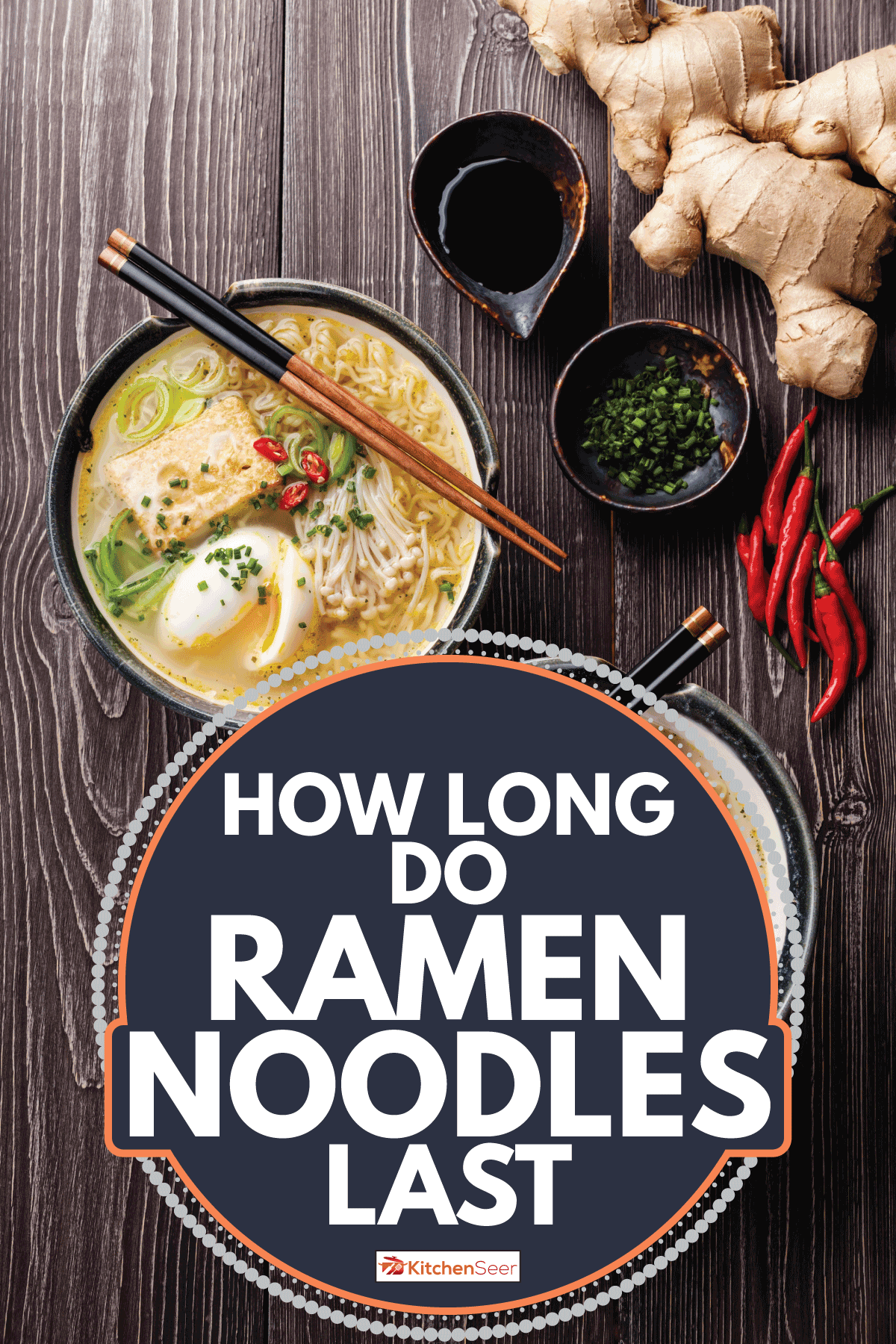 两碗亚洲味噌拉面，两边加香料。拉面能吃多久”width=