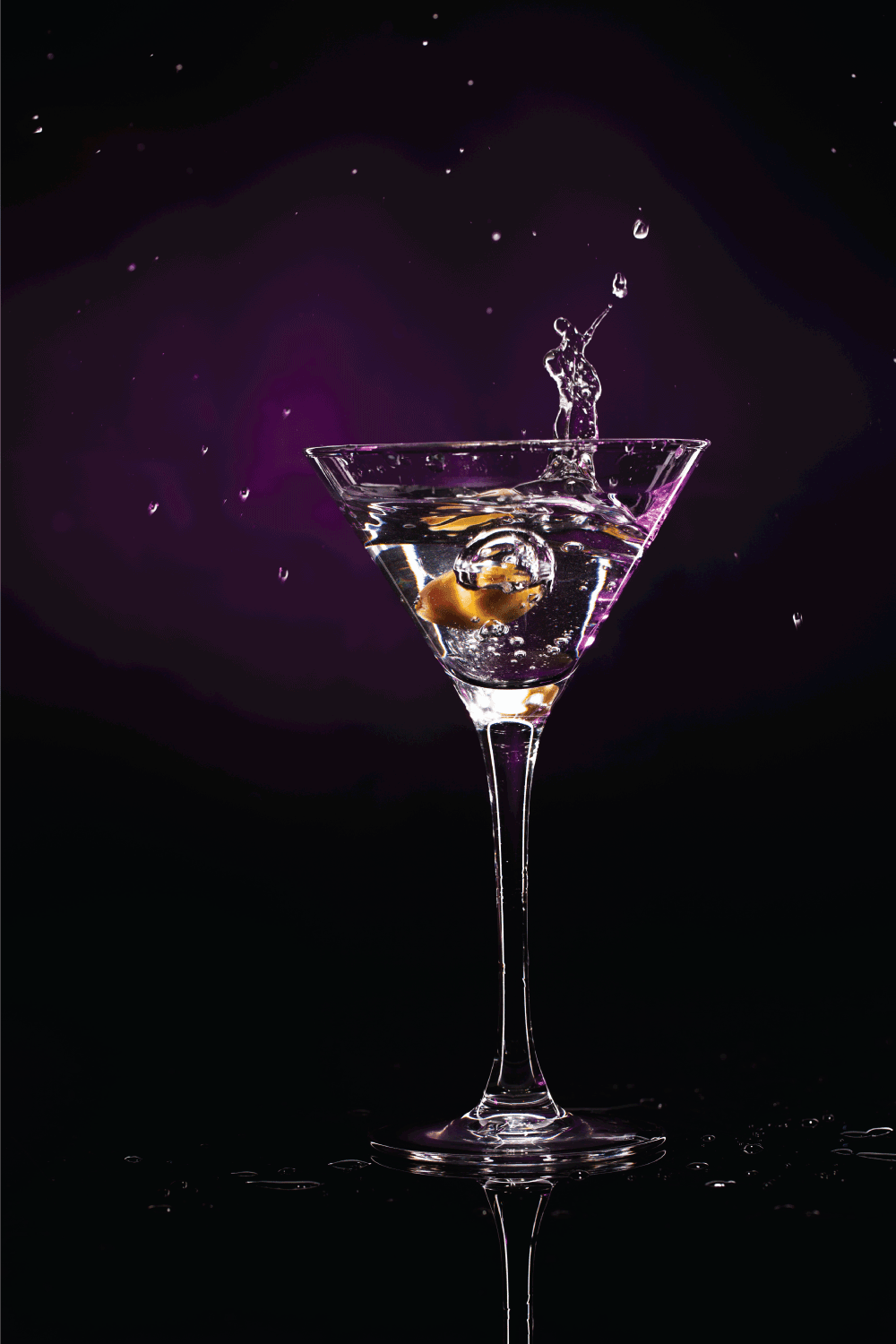 马提尼玻璃,把装满了水果