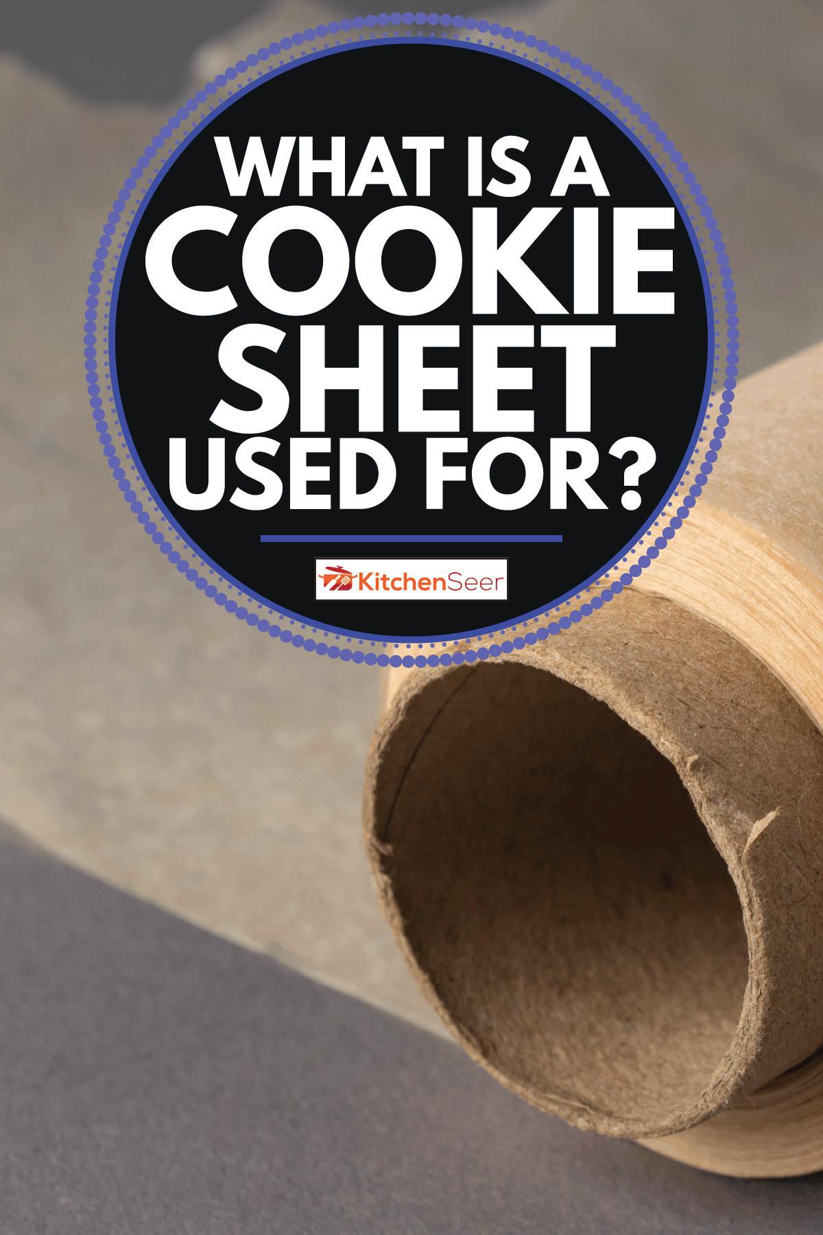 一卷的烘焙纸。什么是烤板用于