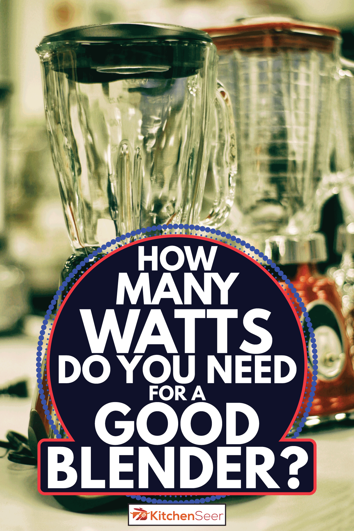 商店里的电动搅拌机。一台好的搅拌机需要多少瓦