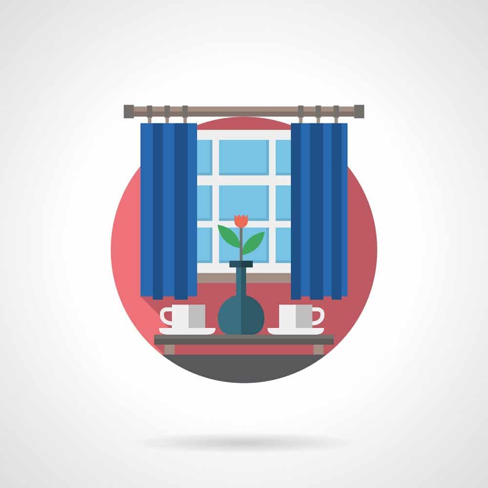 喝咖啡的时间详细平颜色矢量图标