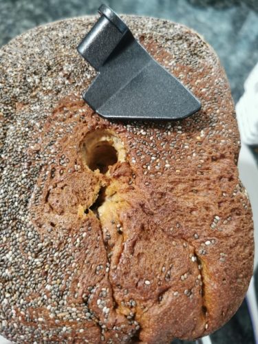 面包师傅在面包旁边划桨