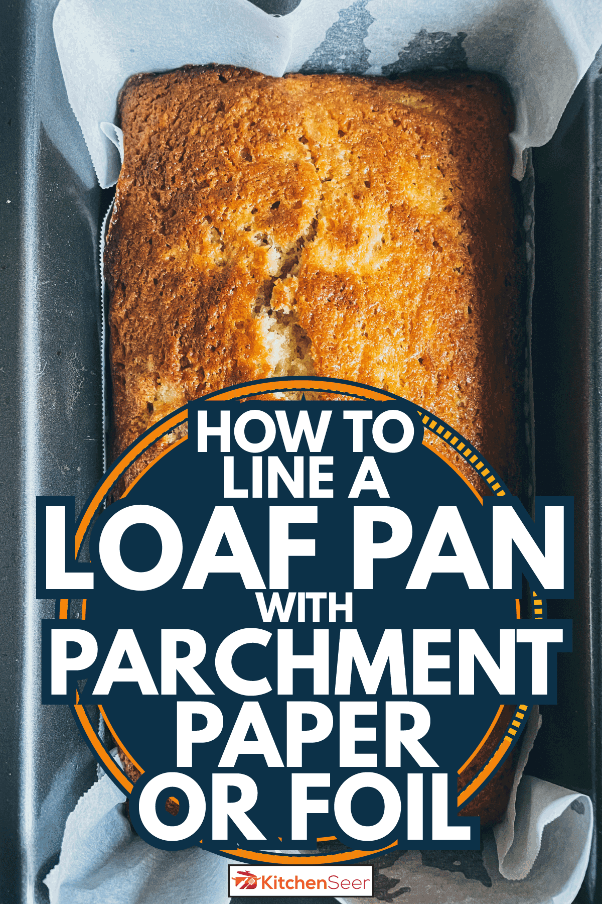 Homemade banana loaf just out from the oven. How To Line A Loaf Pan With Parchment Paper Or Foil