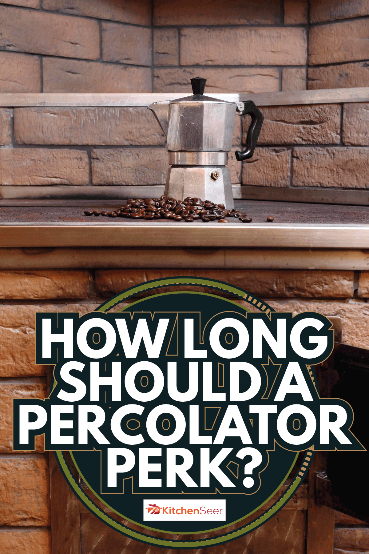 摩卡壶，咖啡豆和烤箱明火。Percolator的福利应该持续多久
