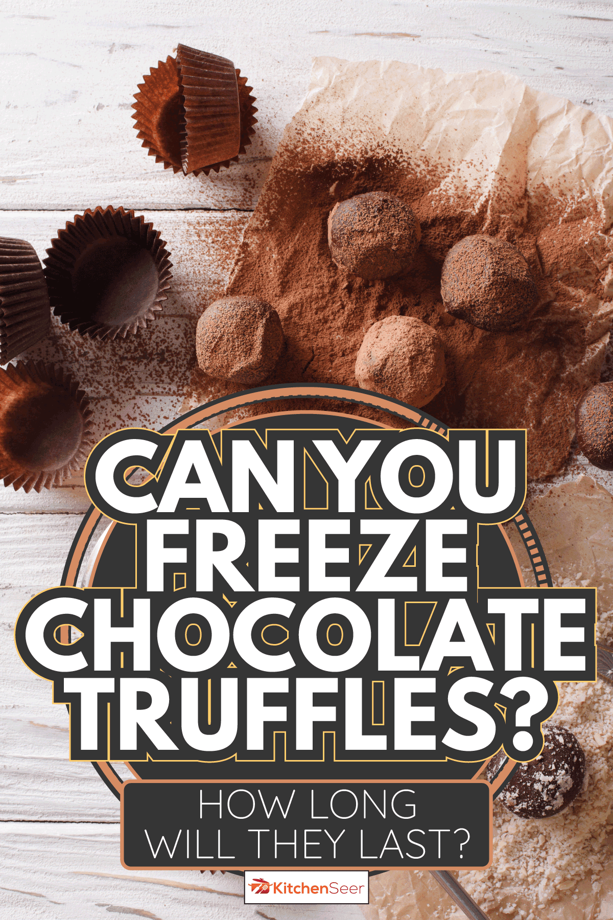 准备松露巧克力。垂直俯视图。松露巧克力能冷冻多久＂width=