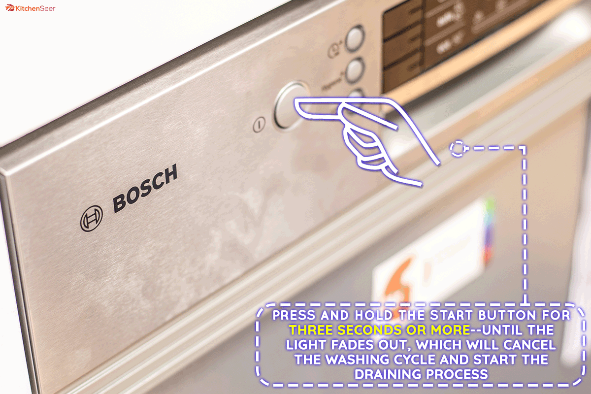 你怎么停止循环,消耗一个博世洗碗机吗