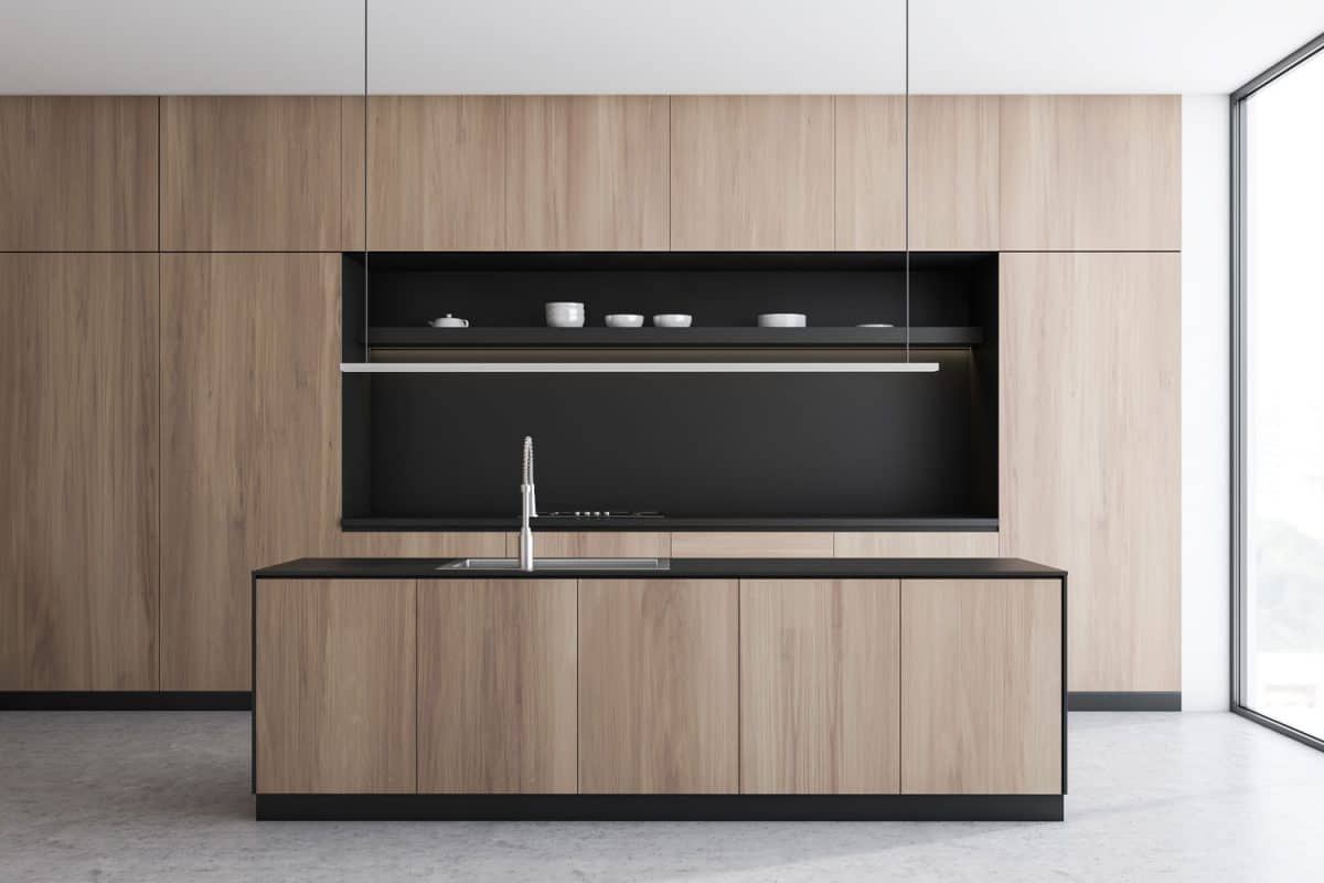 雷电竞官网网址用木板做的厨房橱柜