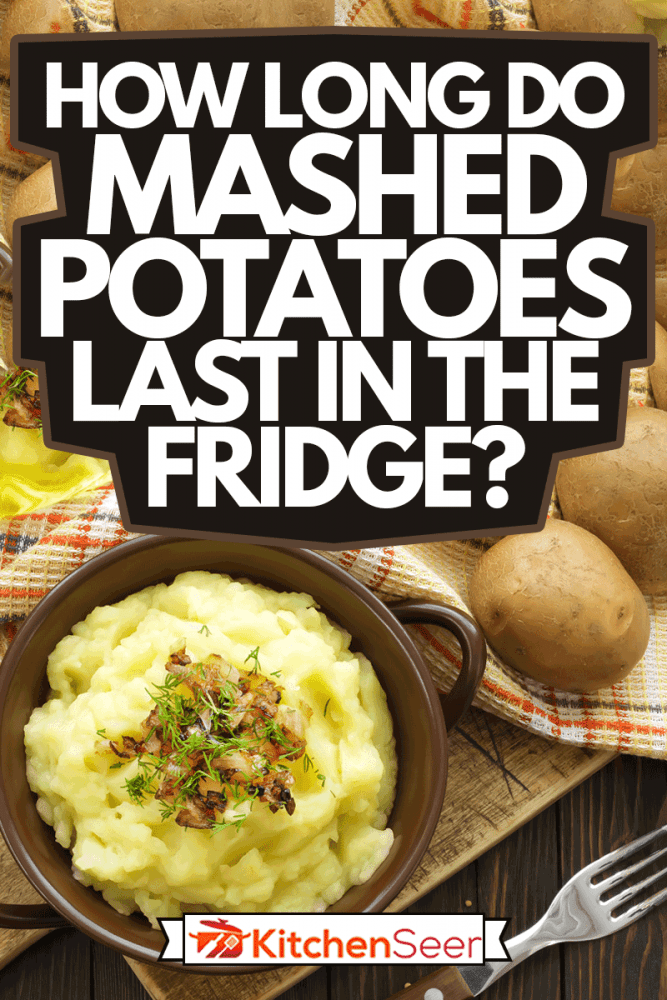 土豆泥,煮泥倒入炸洋葱和肉片在布朗在黑色板岩背景板,土豆泥去年冰箱里多久?”width=