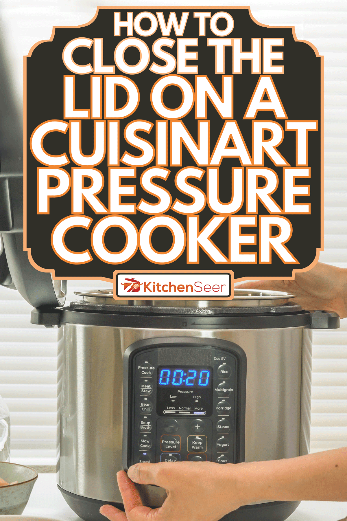 现代电动多锅在厨房的桌子上,如何关闭盖子一跨入高压锅雷电竞官网网址