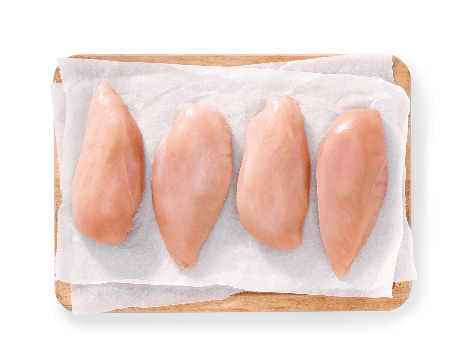 新鲜的生鸡肉角从超市