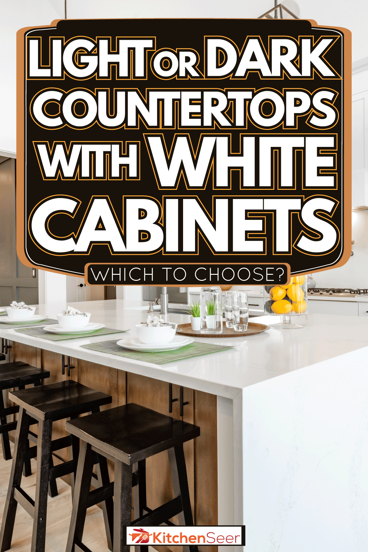 明亮，宽敞，现代农家乐风格的厨房，浅色或深色台面与白色橱柜该选择哪一个?雷竞技官网rb雷电竞官网网址＂width=