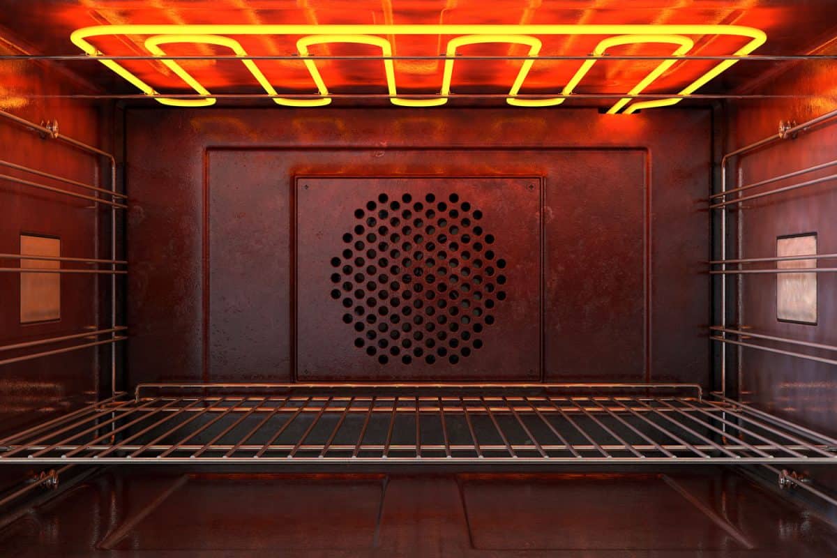 烤箱里超热的线圈