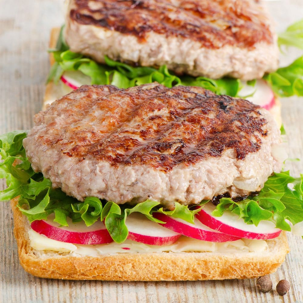 一个美味的火鸡三明治