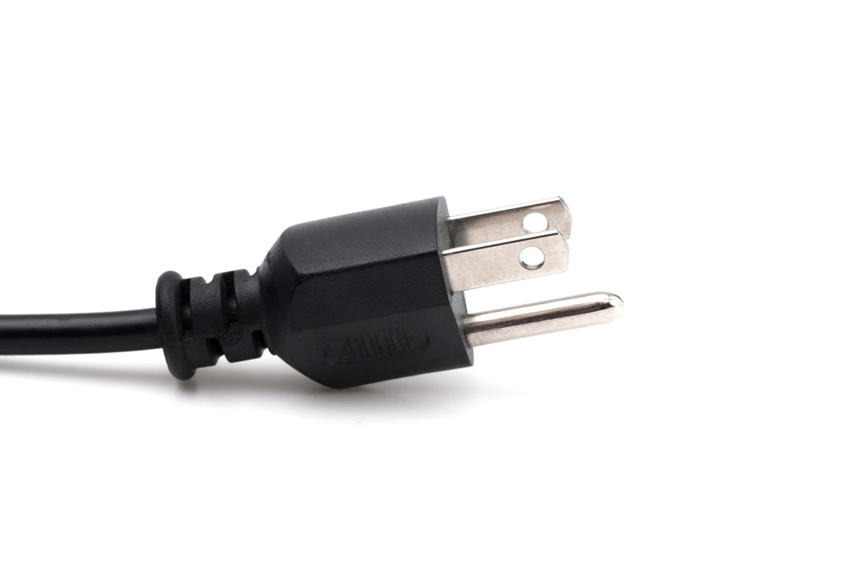 3叉状物开关在白色的背景