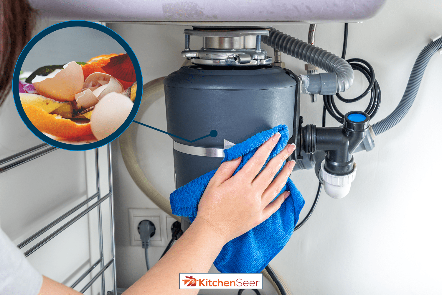 现代水槽下的垃圾处理，垃圾直升机的概念-为什么我的垃圾处理发臭