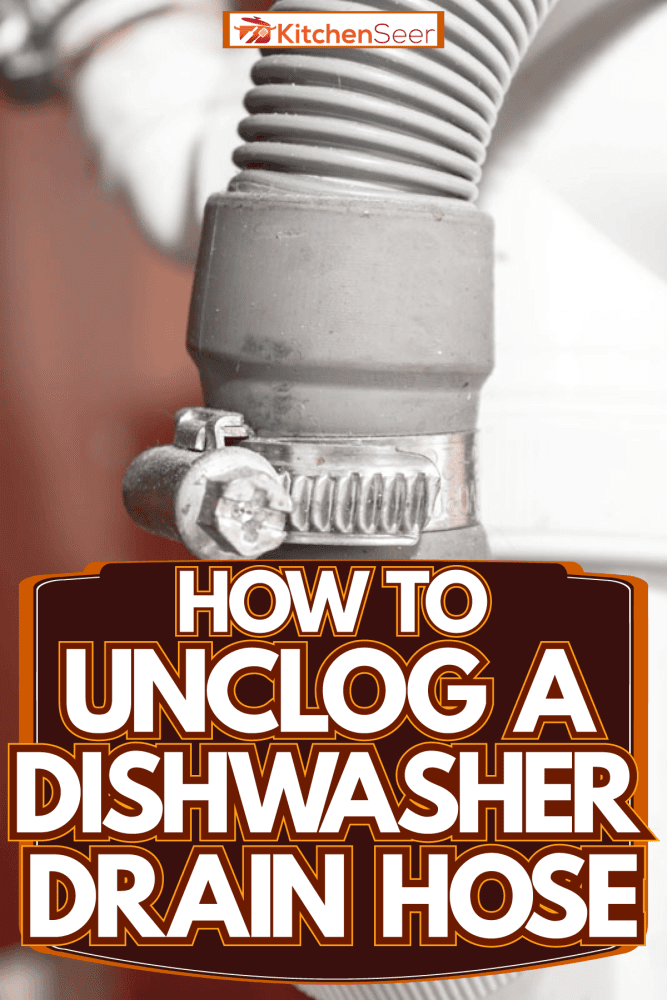 软管锁附在排水软管,如何疏通洗碗机排水软管