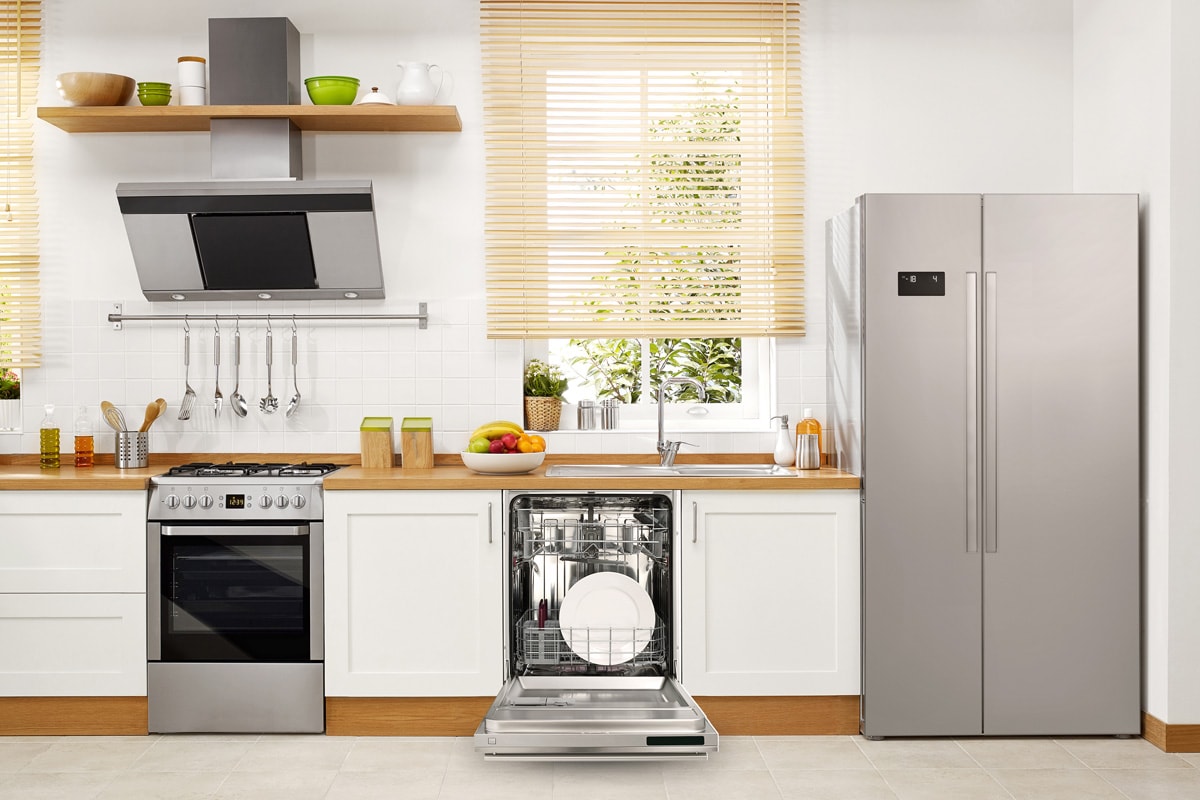 广角镜头的国内厨房与现代电器雷电竞官网网址