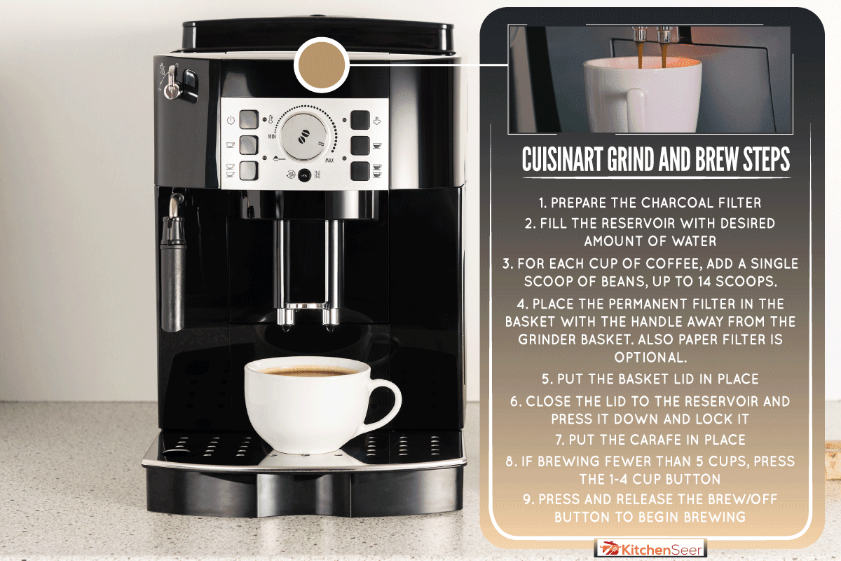 Cuisinart磨床和酿造白杯,如何使用两部自动磨和啤酒