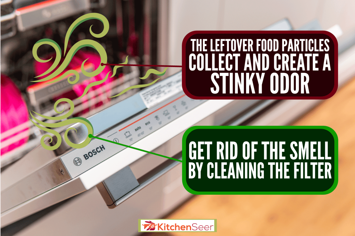 打开博世洗碗机,为什么我的博世洗碗机的气味?