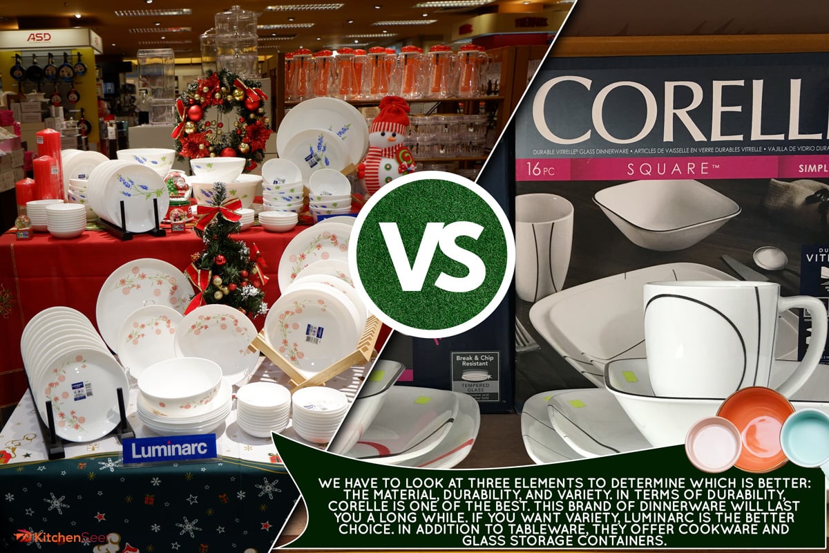 的拼贴luminarc corelle餐具,luminarc Vs corelle:优点,缺点和主要区别