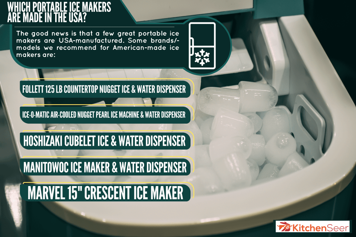 便携式制冰机里的冰锥，美国生产哪些便携式制冰机?[Inc. 5大选择]