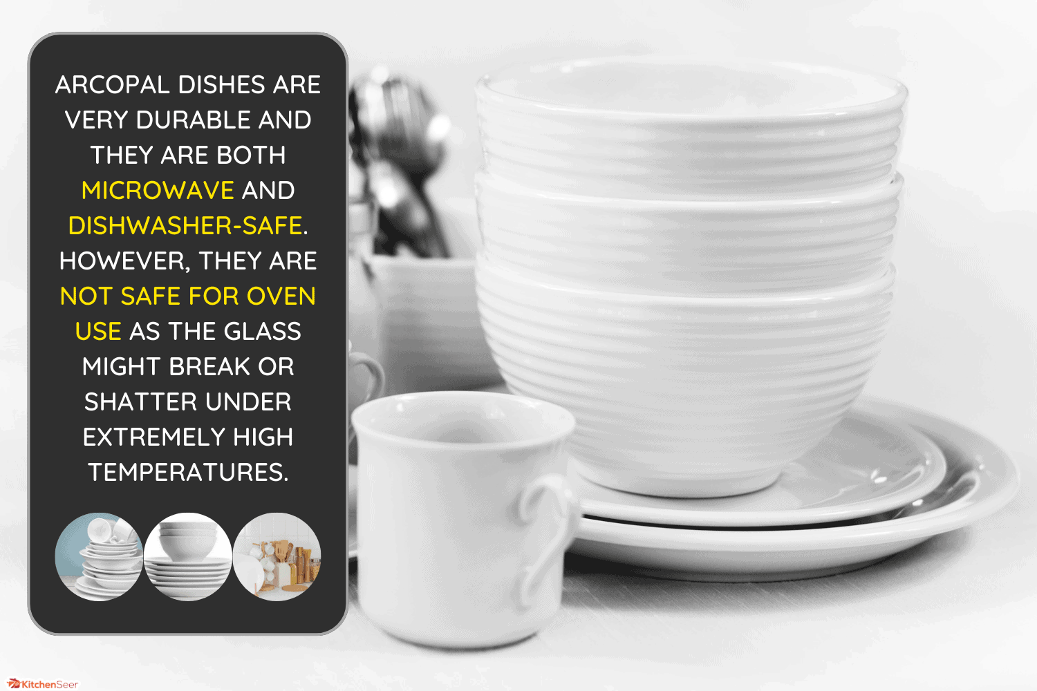 餐具和餐具——Arcopal烤箱、微波炉和洗碗机安全