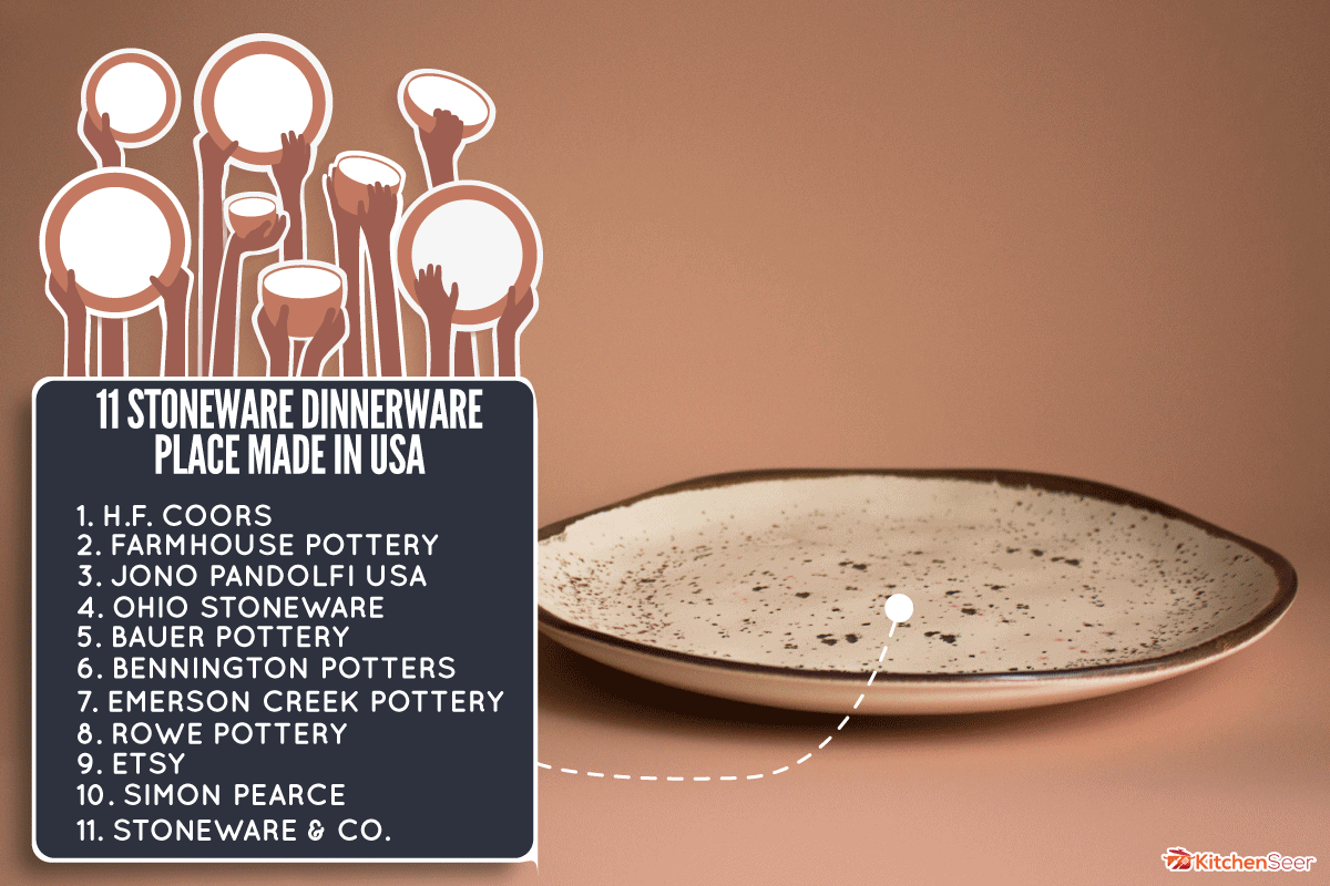 空的陶瓷板与孤立的棕色污点在尘土飞扬的粉红色,美国制造陶瓷餐具是什么?(11个选项可供选择)