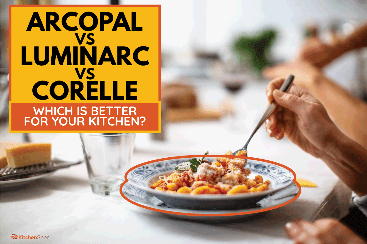 女人在吃意大利面。一名女性正在吃意大利面。Arcopal Vs Luminarc Vs Corelle哪个更适合你的厨房雷电竞官网网址