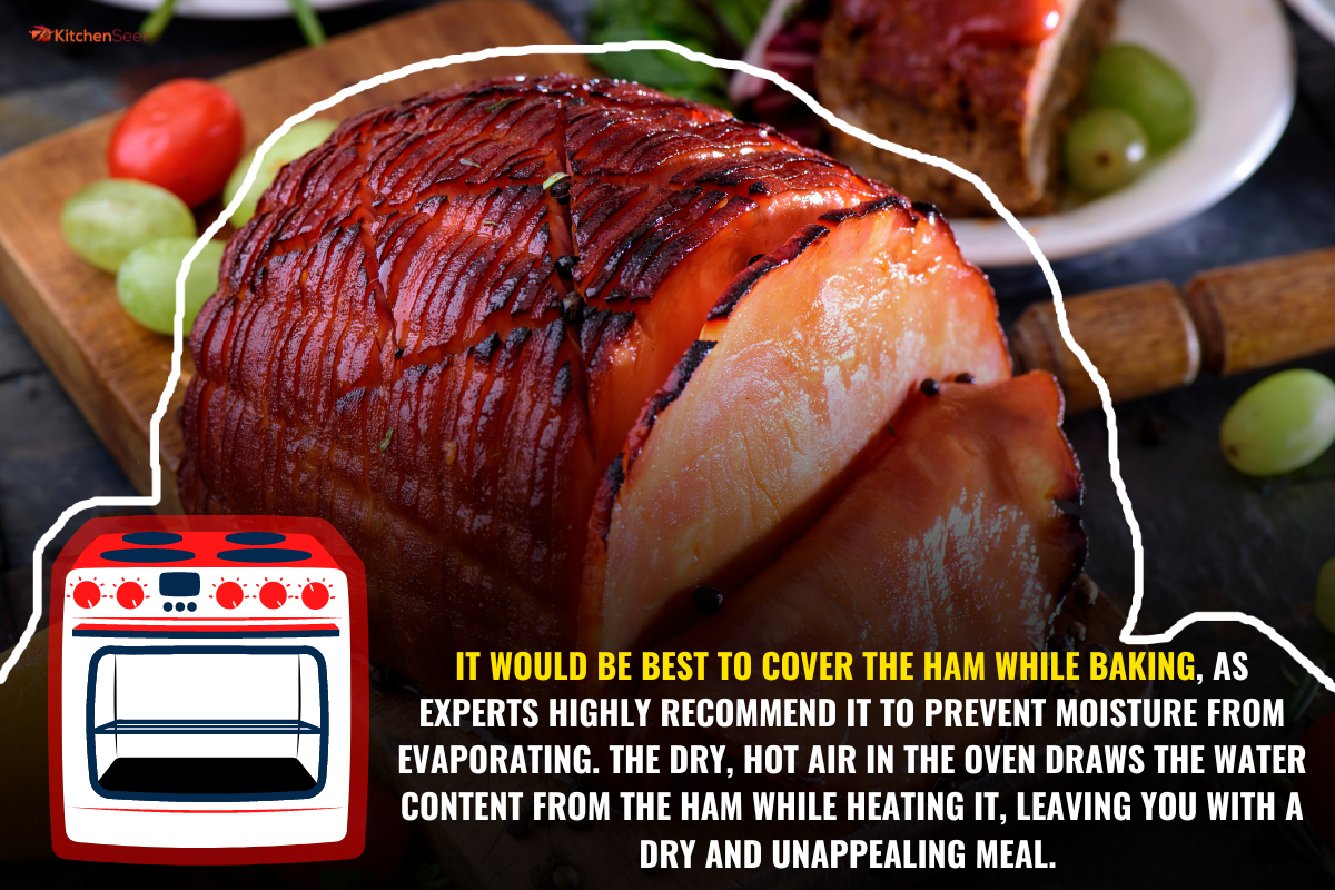 烹饪传统捷克烤猪肉牛腿肉和土豆。——我应该烘烤火腿覆盖或发现