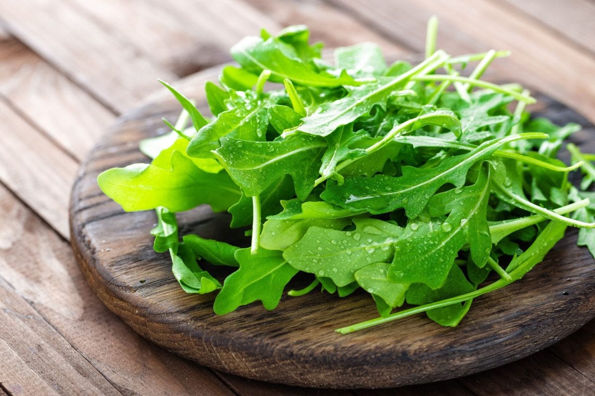 Fresh arugula leaves, rucola. - Can You Cook Arugula Like Spinach