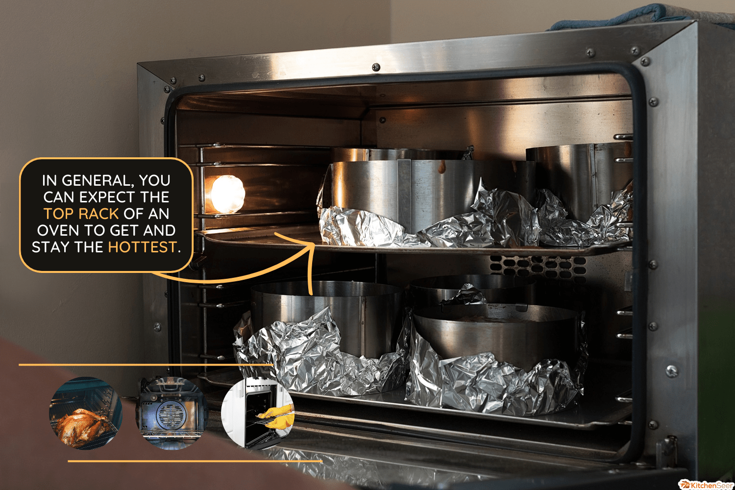 Oven with cake dough, small confectionery business. High quality photo, Which Oven Rack Is Hottest [And Which Cooks Food The Fastest]