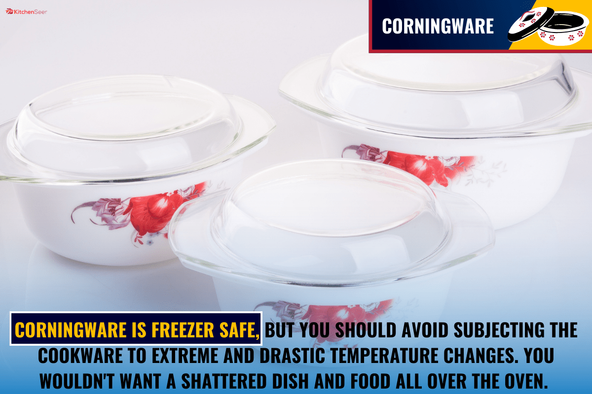 锅食物或陶瓷锅背景。——Corningware冰箱安全可以从冰箱到炉(1)