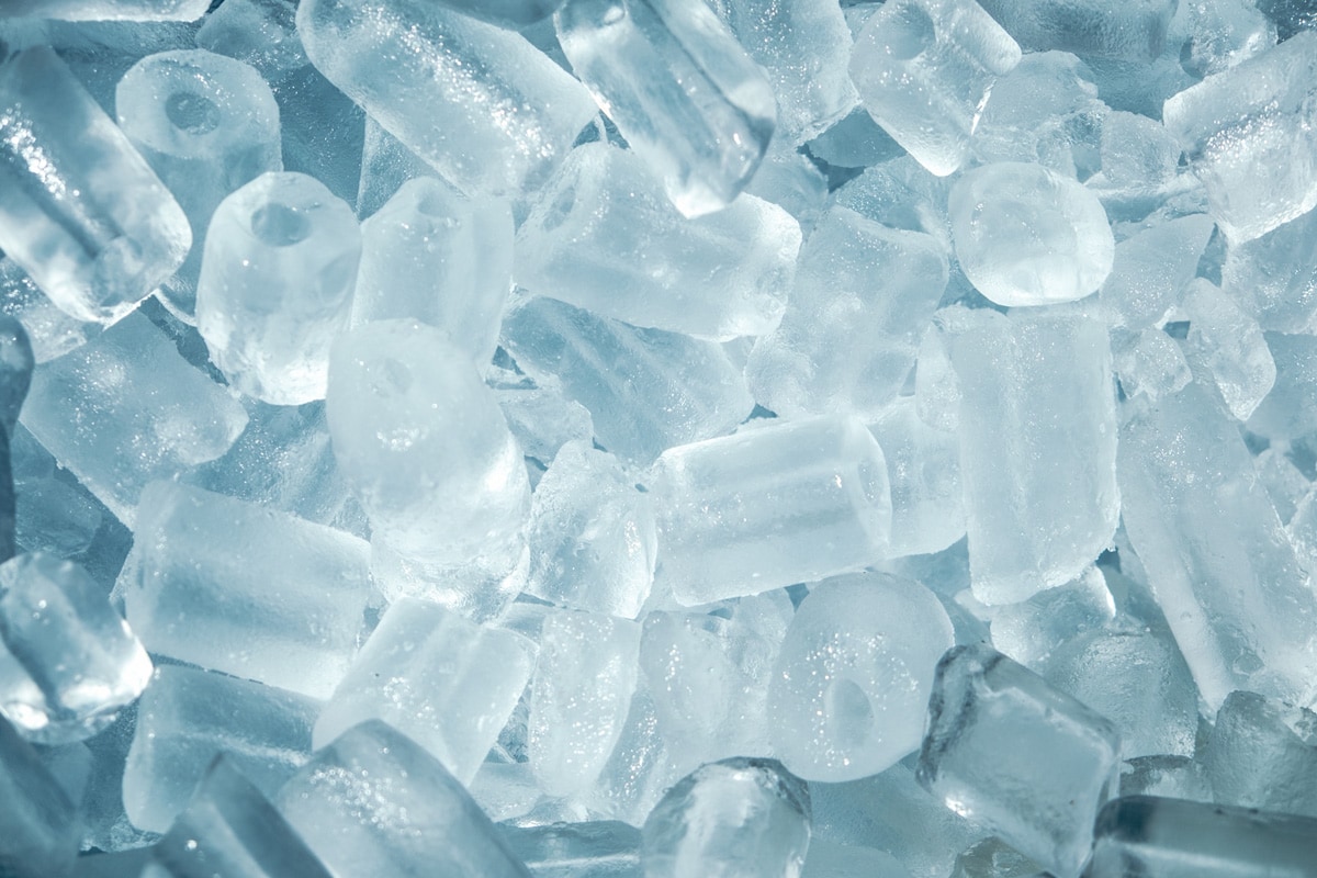 冰管在泰国的桶中