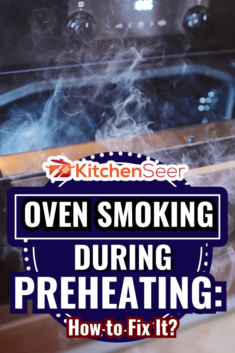 烟从厨房的烤箱的特写镜头。雷电竞官网网址烧焦的食物。模糊图像的烤箱门的把手。