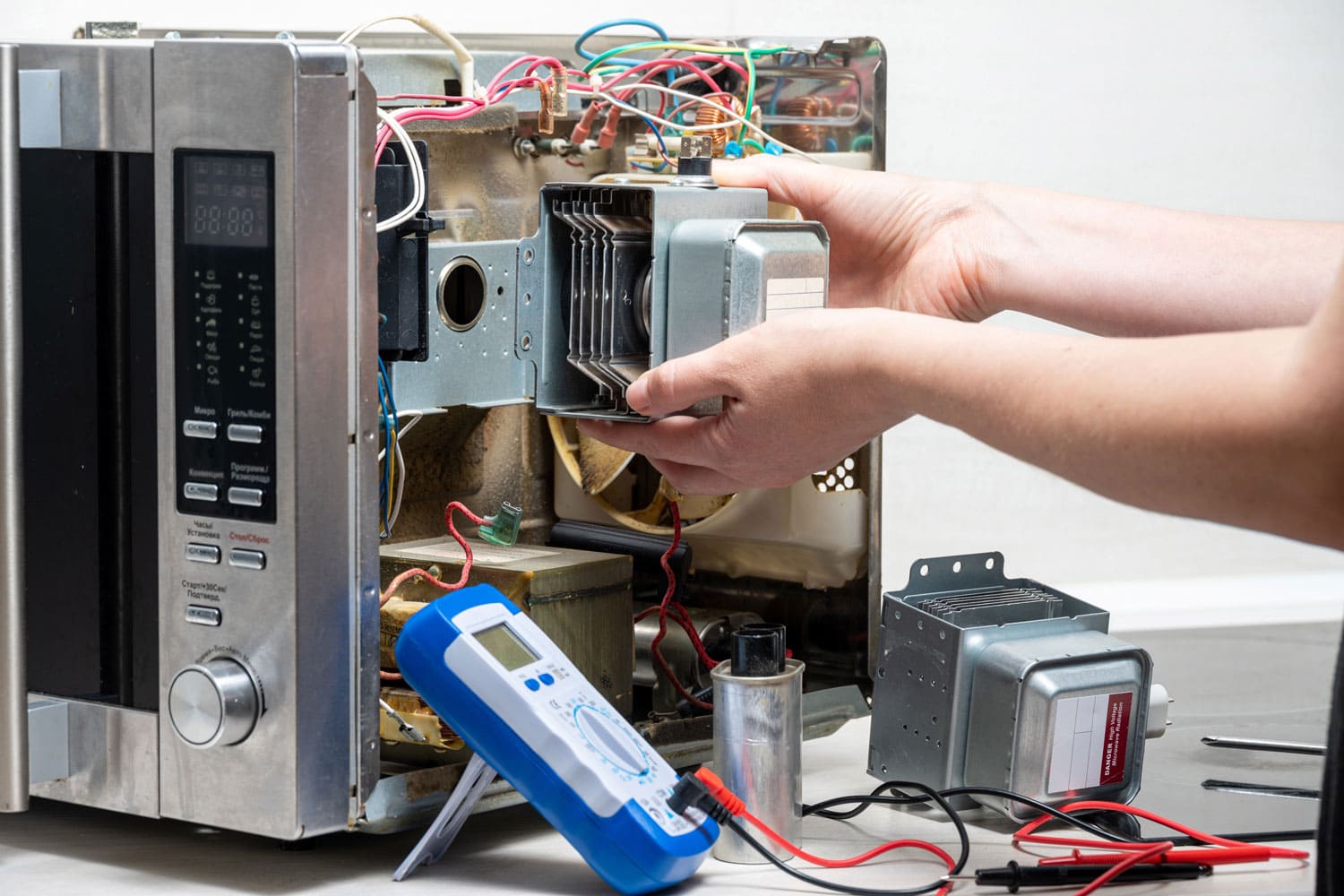 松下微波炉的修复