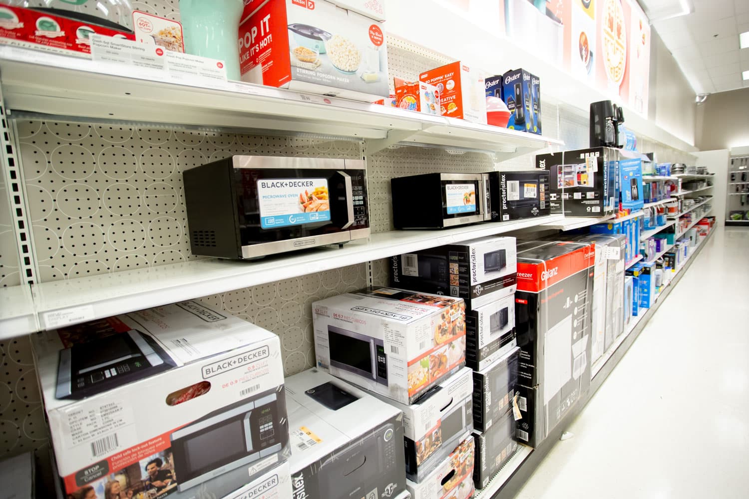 百得集团公司微波在商店